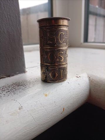 simpson - Olievat - .925 zilver - Antieke sterlingzilver C