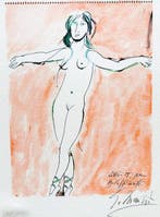 Giacomo Manzù (1908-1991) - L Alfabeto - La lettera T