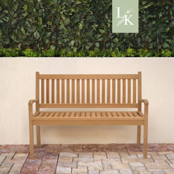 Landelijk klassieke tuinbank - Kings Cross teakhout, Nieuw, Teakhout