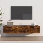 vidaXL Wandkast 102x30x20 bewerkt hout gerookt eikenkleurig, Verzenden, Nieuw