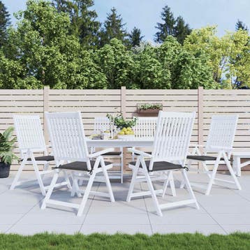 vidaXL Tuinstoelkussens 6 st 40x40x4 cm oxford stof, Verzenden, Nieuw