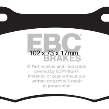 EBC 08+ Lexus IS-F 5.0 Yellowstuff Rear Brake Pads, Ophalen of Verzenden, Nieuw