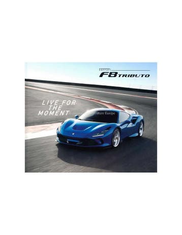 2019 FERRARI F8 TRIBUTO HARDCOVER BROCHURE 6444/19, Boeken, Auto's | Folders en Tijdschriften, Nieuw, Ferrari, Author