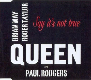 cd single - Queen - nd Paul Rodgers â Say Its Not True, Verzenden, Zo goed als nieuw, Rock en Metal