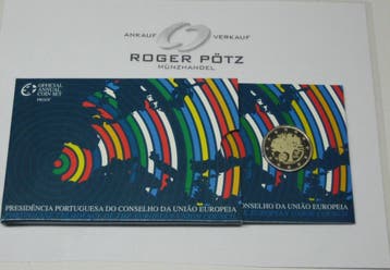 Portugal 2 Euro 2007 Ratspraesidentschaft polierte Platte..., Verzenden