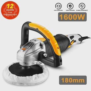 DEKO 1600W Elektrische Polijstmachine 180mm - Variabele Snel, Verzenden, Nieuw