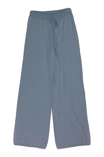 Organic Basics Broek in maat M Blauw, Kleding | Dames, Truien en Vesten, Organic Basics, Verzenden, Zo goed als nieuw, Blauw