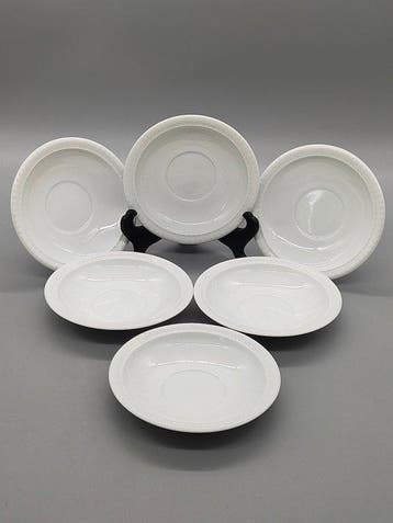 Eetservies - Fürstenberg Porzellan 6 Untertassen Unterteller, Antiek en Kunst