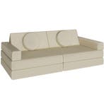 Speelbank Lilly, 8-delig, met slaapfunctie - 160 cm, beige, Verzenden, Nieuw