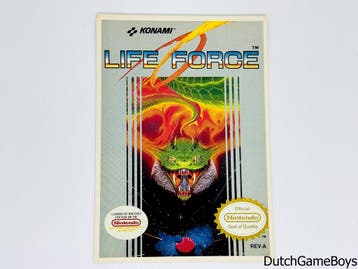 Nintendo NES - Life Force - Store Display Card - USA, Spelcomputers en Games, Games | Nintendo NES, Verzenden, Gebruikt