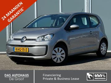 Volkswagen up! | Zakelijke Lease v.a. €159.89 pm, Automaat, Stof, Gebruikt, Zilver of Grijs