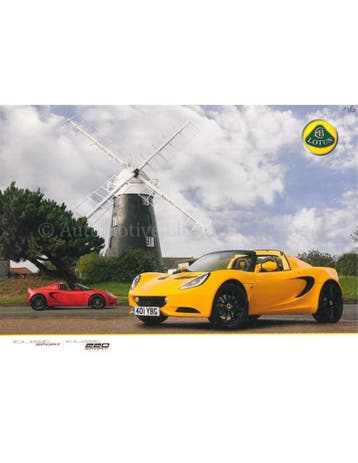 2016 LOTUS ELISE BROCHURE ENGELS, Boeken, Nieuw, Author