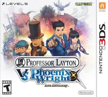 Professor Layton vs. Phoenix Wright Ace Attorney (3DS Games), Ophalen of Verzenden, Zo goed als nieuw