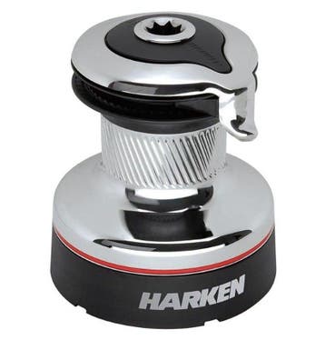 Harken Radial Selftailing Lier Chroom/Zwart, Ophalen of Verzenden, Nieuw