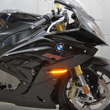 New Rage Cycles 09-19 BMW S1000RR LED Front Turn Signals, Ophalen of Verzenden, Nieuw
