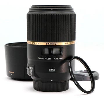 Tamron SP AF 90mm F/2.8 MACRO 1:1 Di VC USD voor Nikon FX, Nieuw