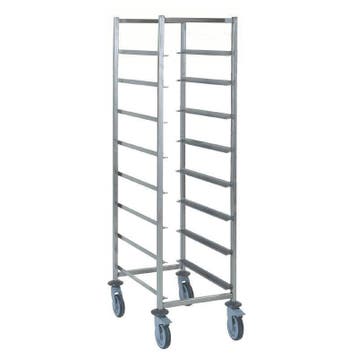 Korvenwagen met 8 etages RVS | 60 x 60 cm HorecaTraders, Verzenden, Nieuw in verpakking