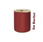 5M Sierlint paperlook bordeaux rood- kerst -krullint - ke..., Ophalen of Verzenden, Nieuw