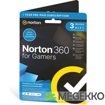 Norton 360 for Gamers, Computers en Software, Antivirus- en Beveiligingssoftware, Verzenden, Nieuw, Norton