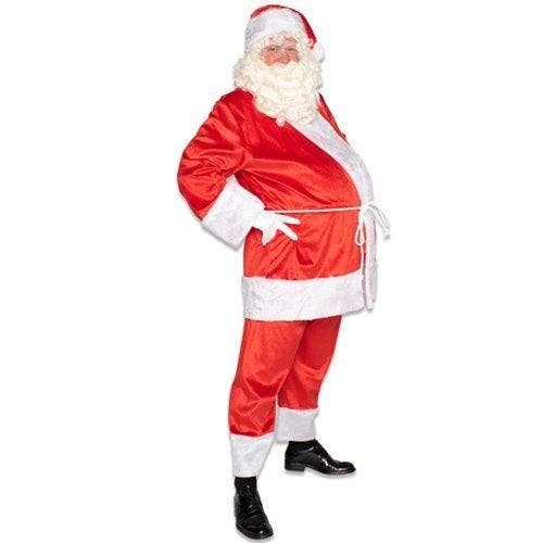 Kerstman kostuum katoenfluweel, Hobby en Vrije tijd, Feestartikelen, Feestartikel, Nieuw, Verzenden