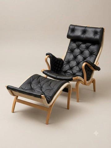 Dux - Bruno Mathsson - Fauteuil - Pernilla 69 - Leder,