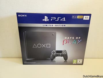 Playstation 4 / PS4 - Console - 1TB - Days Of Play - Limited, Verzenden, Gebruikt