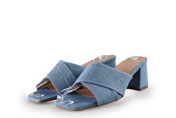 Manfield Muiltjes in maat 37 Blauw, Overige typen, Zo goed als nieuw, Manfield, Verzenden