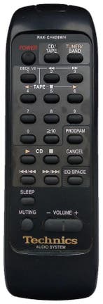 Afstandsbediening Technics rak-ch426wh, Ophalen of Verzenden, Nieuw, Origineel