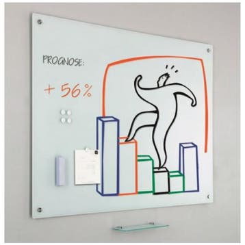 Magnetisch Glassboard 90x120cm, Nieuw in verpakking