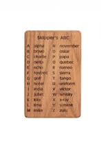 Skippers ABC Teak - Nautisch Alfabet - ARC Marine, Watersport en Boten, Ophalen of Verzenden, Nieuw