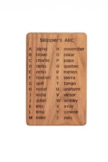 Skippers ABC Teak - Nautisch Alfabet - ARC Marine, Watersport en Boten, Ophalen of Verzenden, Nieuw