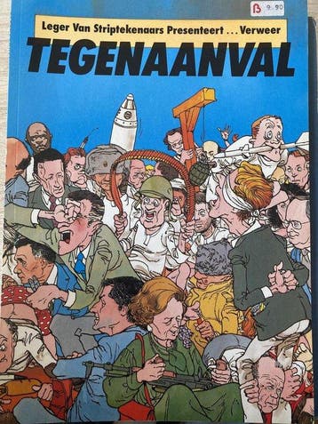 Leger van striptekenaars presenteert verweer Tegenaanval, Boeken, Verzenden, Gelezen
