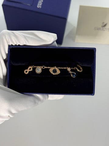 Swarovski - Metaal, kristal - Armband - Evil Eyes-serie