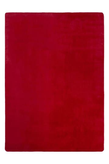 Wasbaar Vloerkleed | Joy | Uni | Rood | 80x250 cm, Verzenden, Nieuw
