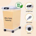 Voerton - Voedselcontainer - Voercontainer - 40L - Transpara, Verzenden