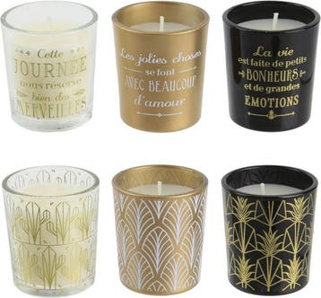 Prachtige geurkaarsen in mooie geschenkdoos ZWART MET GOUD -, Ophalen of Verzenden, Nieuw