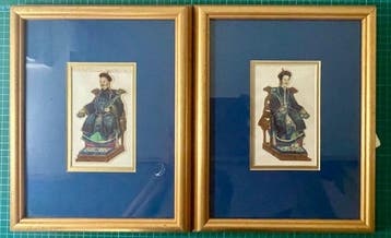 Keizer en keizerin van China - Papier - China - Qing