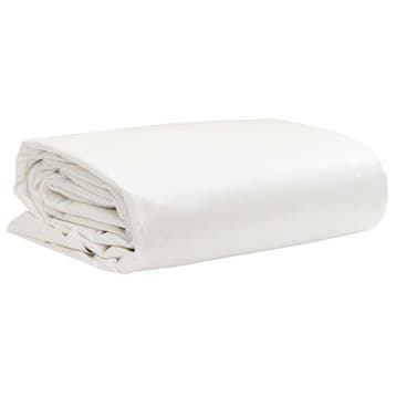 vidaXL Dekzeil 650 g/m² 4x4 m wit, Verzenden, Nieuw