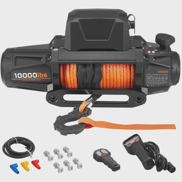 Krachtige Elektrische Lier 13500 lbs 12V DC met 90ft Synthet, Verzenden, Nieuw