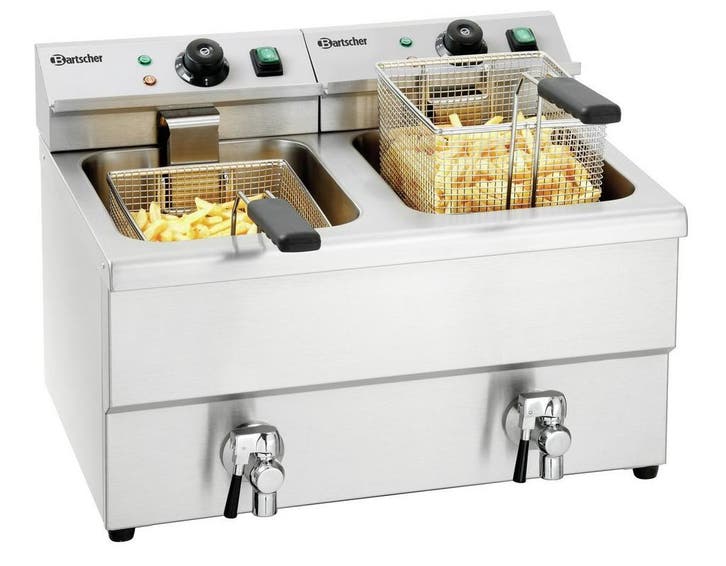 Bartscher Friteuse | IMBISS II | Elektrisch | 8+8L | 50°C/19, Zakelijke goederen, Horeca | Keukenapparatuur, Nieuw in verpakking