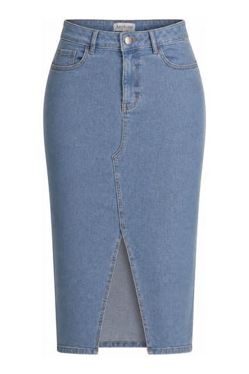 Anytime Rok in maat 42 Blauw, Anytime, Verzenden, Zo goed als nieuw, Blauw