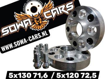Adapters / Steekadapters 5x130 (71,6) naar 5x120 (72,5) 20mm, Verzenden