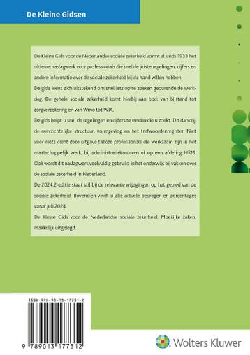 De Kleine Gids voor de Nederlandse sociale zekerheid 2024.2, Verzenden, Zo goed als nieuw