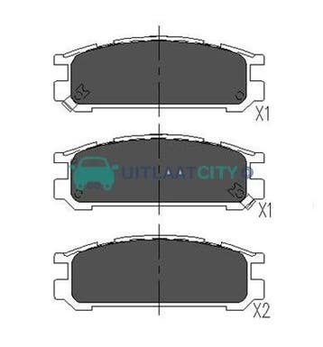 *Tip*  Remblokken SUBARU, Ophalen of Verzenden, Nieuw, Subaru