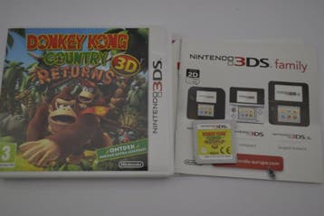 Donkey Kong Country Returns 3D (3DS HOL), Spelcomputers en Games, Games | Nintendo 2DS en 3DS, Verzenden, Zo goed als nieuw