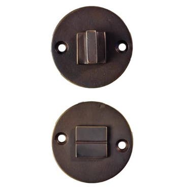 Toiletgarnituur Jolie rond 52 mm antiek brons, Doe-het-zelf en Verbouw, Deuren en Horren, Verzenden, Nieuw