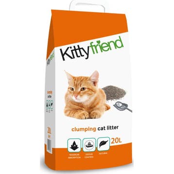 Kitty Friend Kattenbakvulling Clumping 20 liter, Dieren en Toebehoren, Verzenden, Nieuw