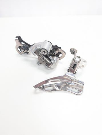 Shimano STX vintage voor en achterderailleur, Verzenden, Zo goed als nieuw, Shimano STX