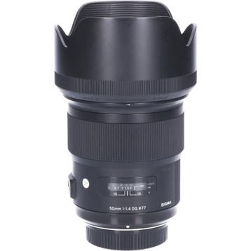 Tweedehands Sigma 50mm f/1.4 DG HSM Art Nikon CM6439, Ophalen of Verzenden, Gebruikt, Standaardlens