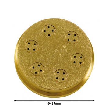 GGM Gastro | Pastaschijf - Spaghetti quadri 2 mm - passend |, Verzenden